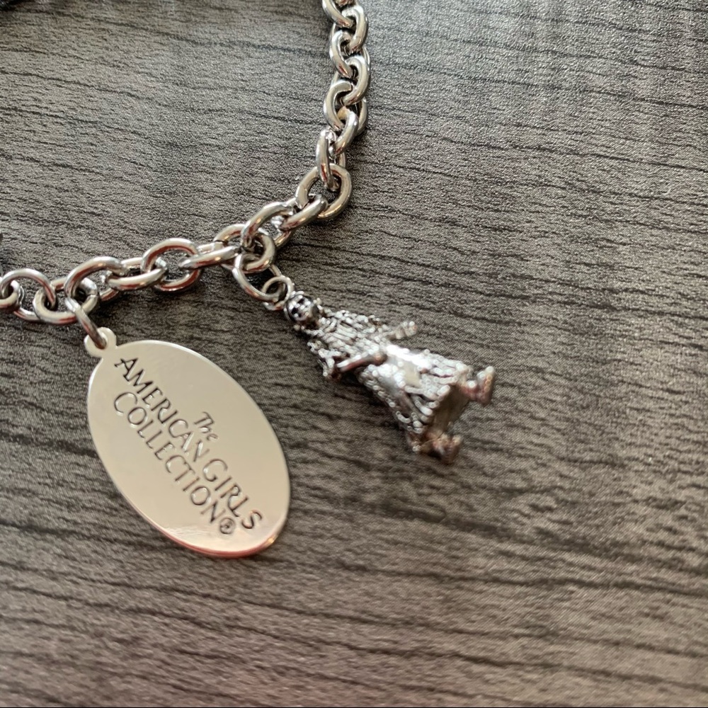 American Girl Collection Charm Bracelet Kaya Silvertone - Picture 2 of 3